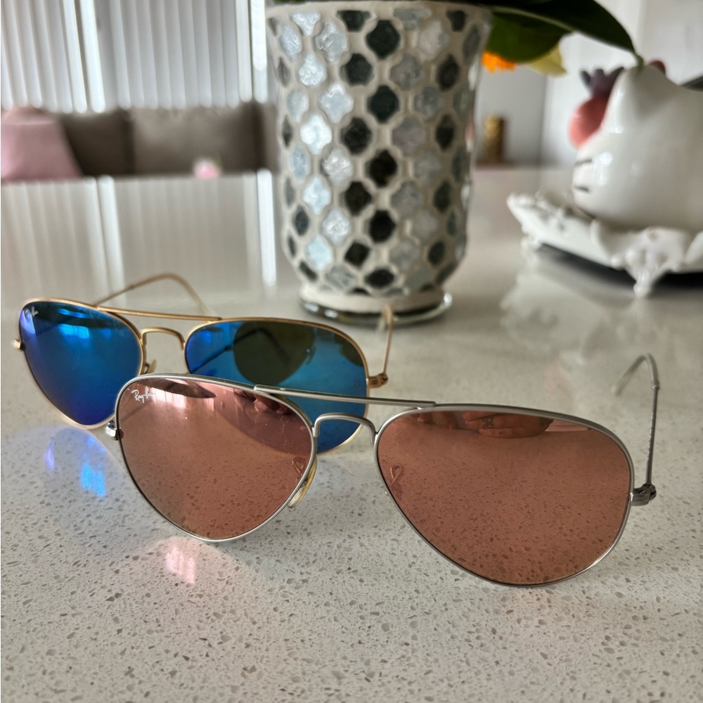 Ray-Ban Aviator Sunglasses Set